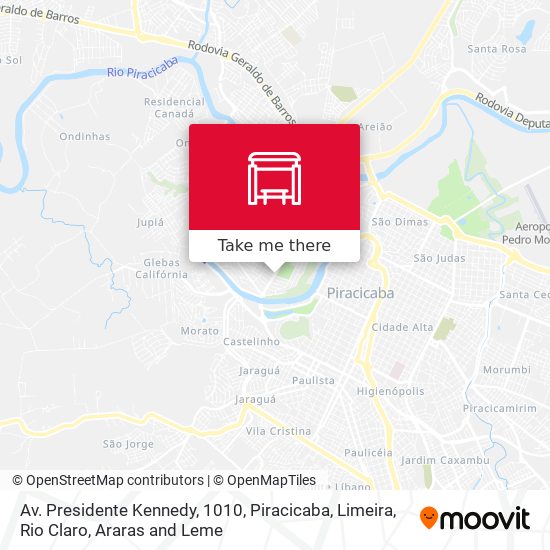 Mapa Av. Presidente Kennedy, 1010