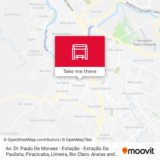 Av. Dr. Paulo De Moraes - Estação - Estação Da Paulista map