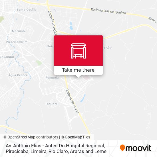 Mapa Av. Antônio Elias - Antes Do Hospital Regional