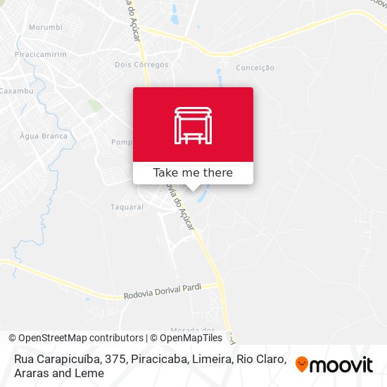 Rua Carapicuíba, 375 map