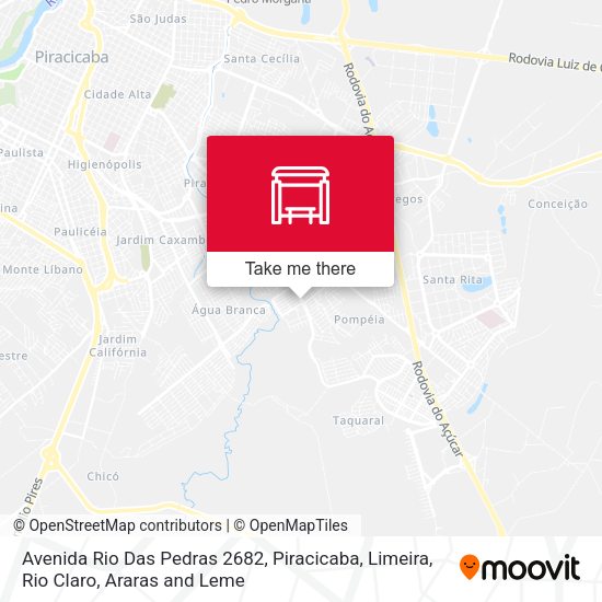 Avenida Rio Das Pedras 2682 map