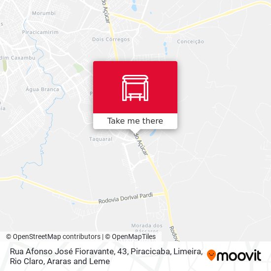 Rua Afonso José Fioravante, 43 map