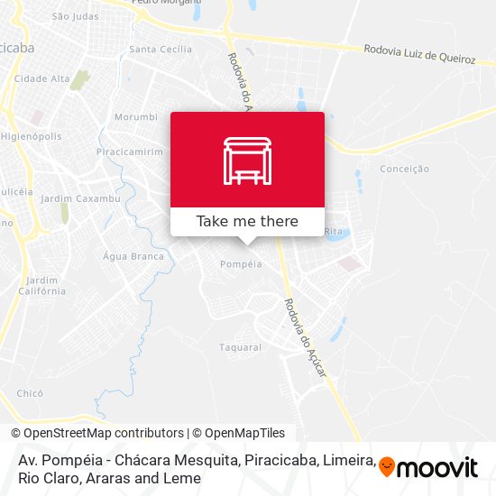 Av. Pompéia - Chácara Mesquita map
