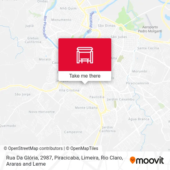 Rua Da Glória, 2987 map