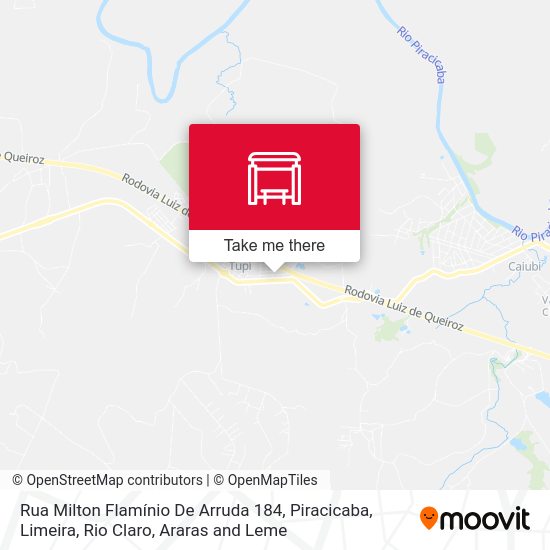 Rua Milton Flamínio De Arruda 184 map