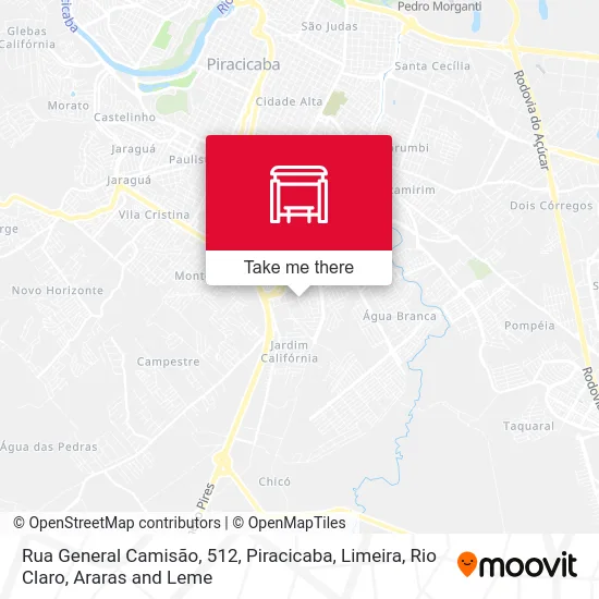 Rua General Camisão, 512 map