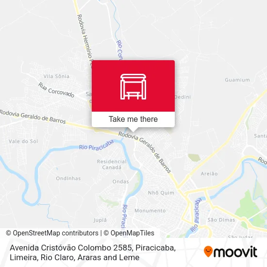 Avenida Cristóvão Colombo 2585 map