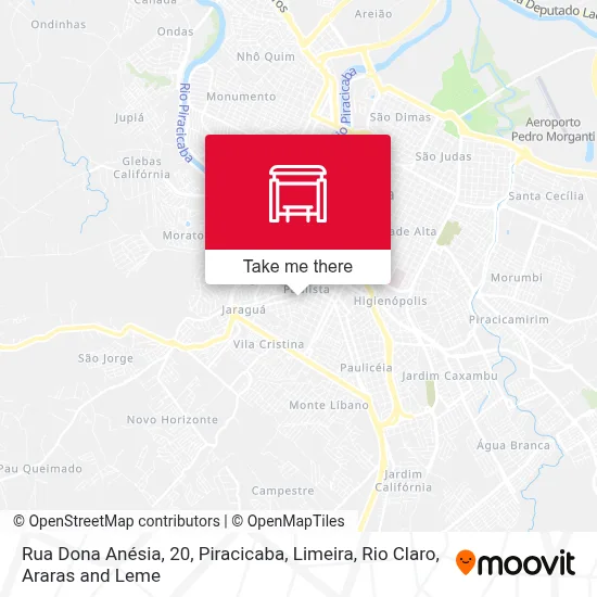 Rua Dona Anésia, 20 map