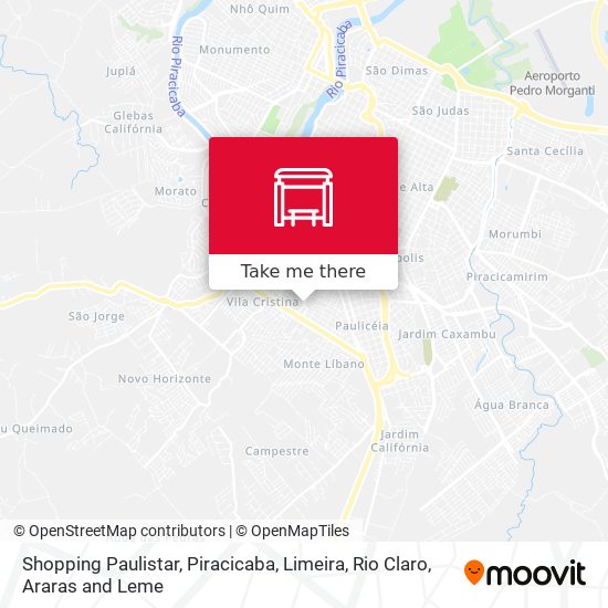 Shopping Paulistar map