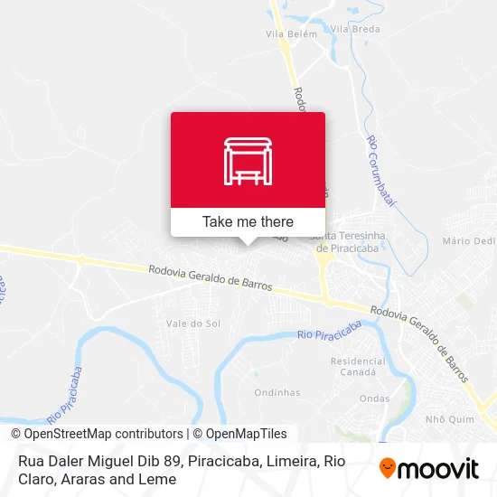 Rua Daler Miguel Dib 89 map