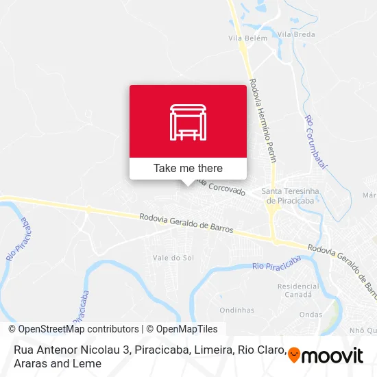 Rua Antenor Nicolau 3 map