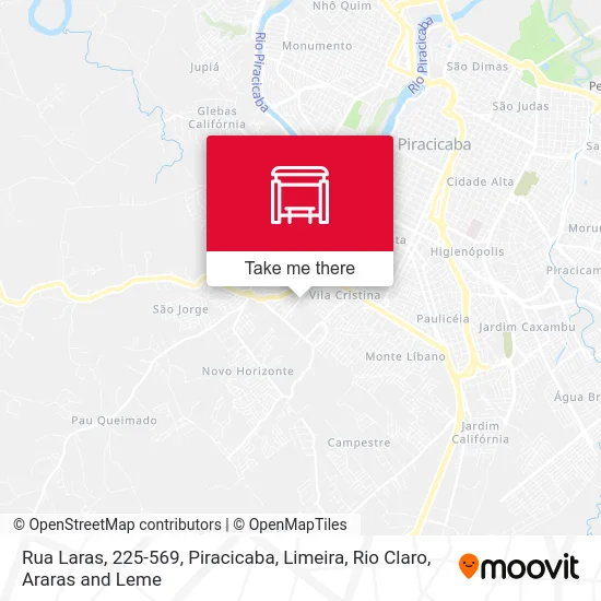 Rua Laras, 225-569 map