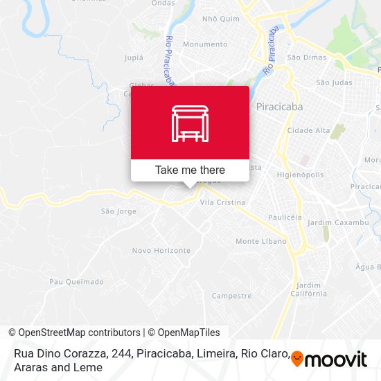 Rua Dino Corazza, 244 map