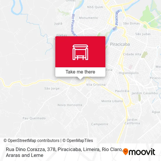 Rua Dino Corazza, 378 map