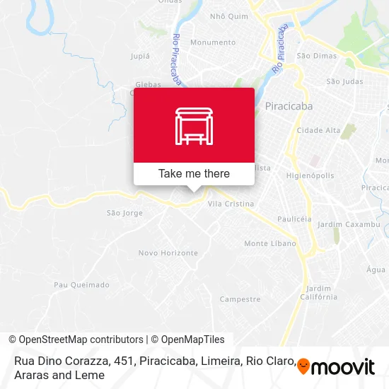 Rua Dino Corazza, 451 map