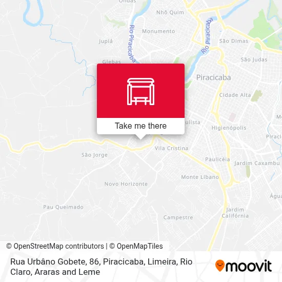 Rua Urbâno Gobete, 86 map