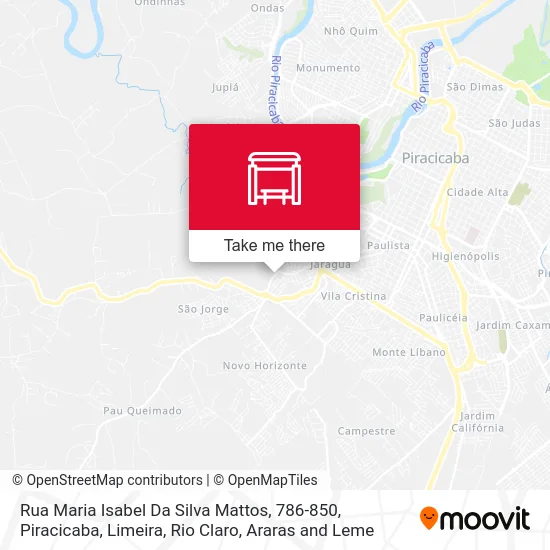 Rua Maria Isabel Da Silva Mattos, 786-850 map