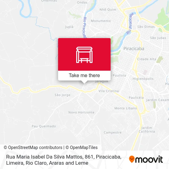 Rua Maria Isabel Da Silva Mattos, 861 map