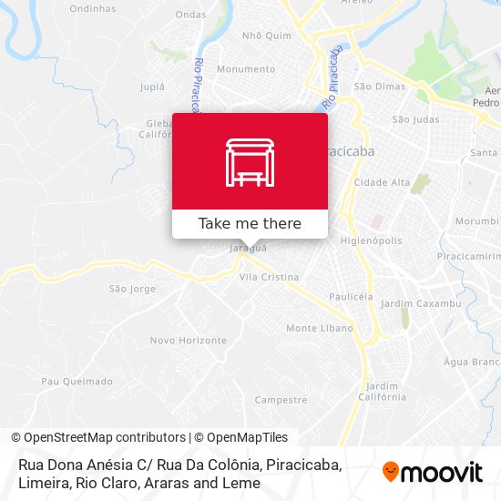 Rua Dona Anésia C/ Rua Da Colônia map