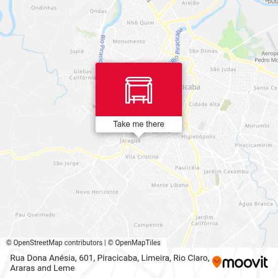 Rua Dona Anésia, 601 map