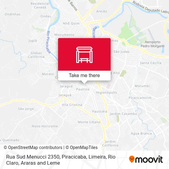 Rua Sud Menucci 2350 map