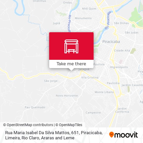 Rua Maria Isabel Da Silva Mattos, 651 map