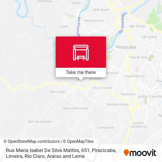 Rua Maria Isabel Da Silva Mattos, 651 map