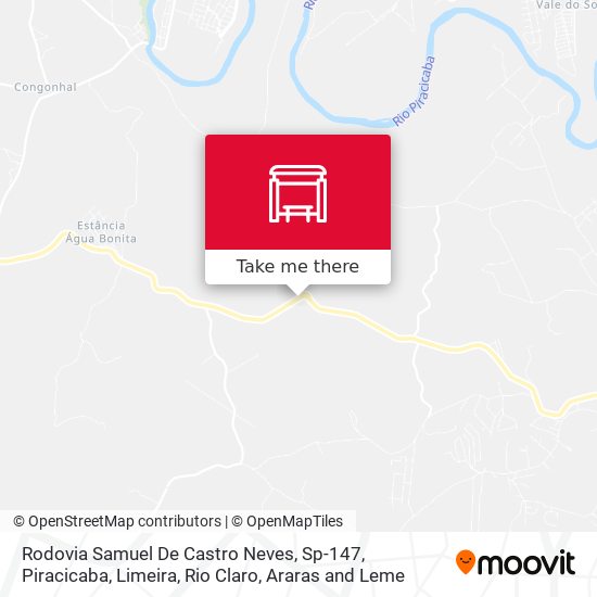 Mapa Rodovia Samuel De Castro Neves, Sp-147