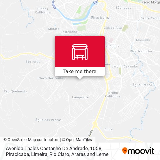 Avenida Thales Castanho De Andrade, 1058 map