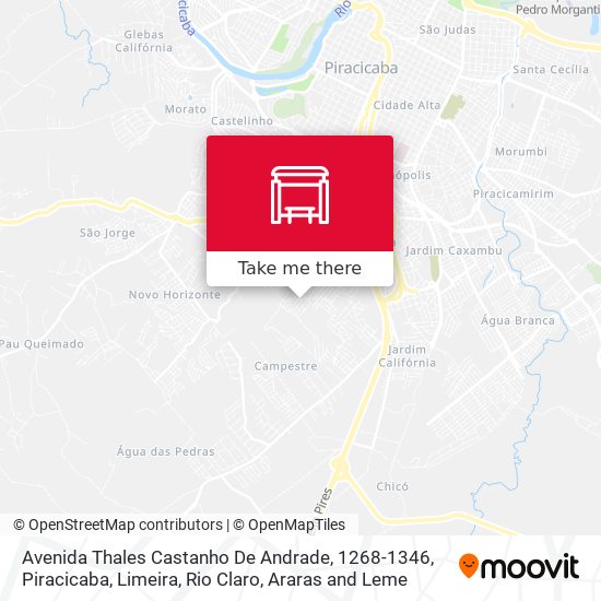 Mapa Avenida Thales Castanho De Andrade, 1268-1346