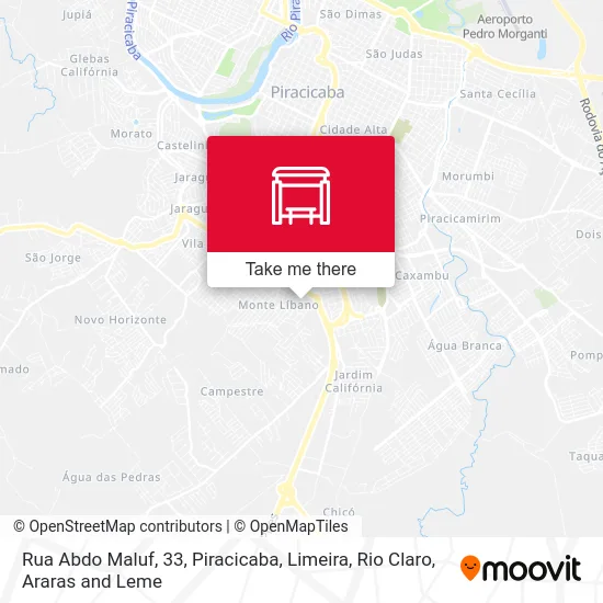 Rua Abdo Maluf, 33 map