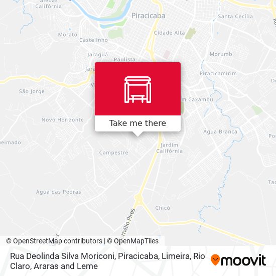Rua Deolinda Silva Moriconi map