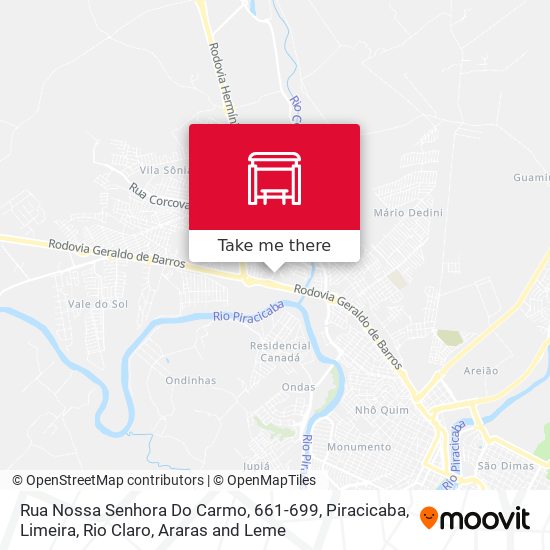 Rua Nossa Senhora Do Carmo, 661-699 map