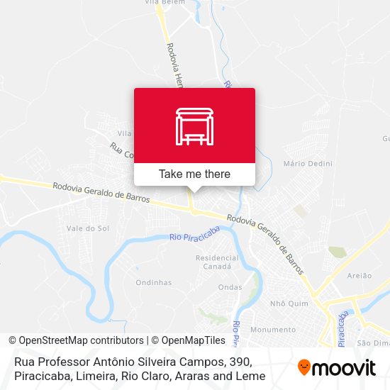 Rua Professor Antônio Silveira Campos, 390 map