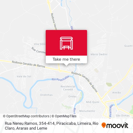 Mapa Rua Nereu Ramos, 354-414