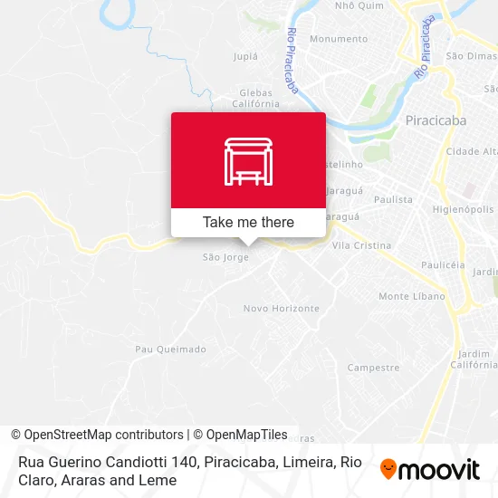 Rua Guerino Candiotti 140 map