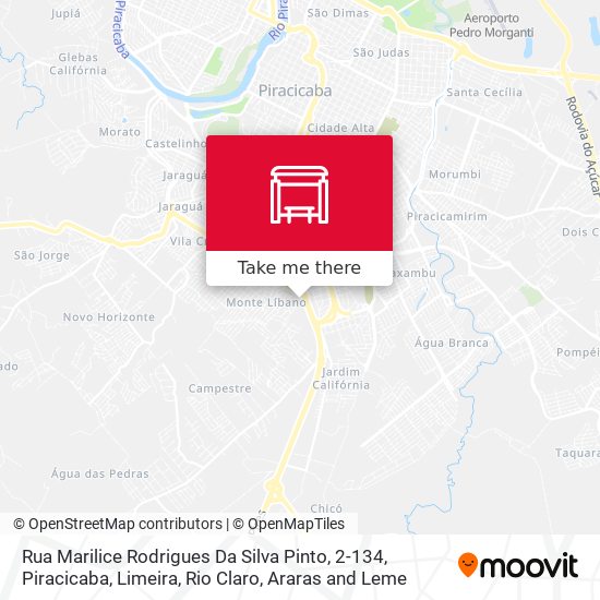 Mapa Rua Marilice Rodrigues Da Silva Pinto, 2-134