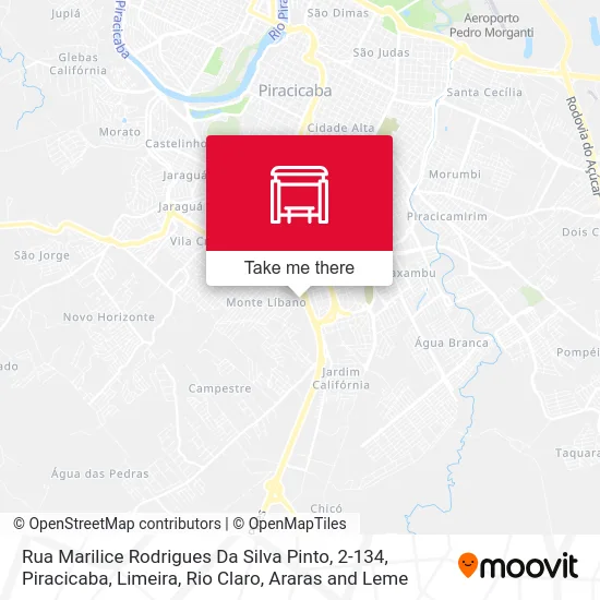 Rua Marilice Rodrigues Da Silva Pinto, 2-134 map