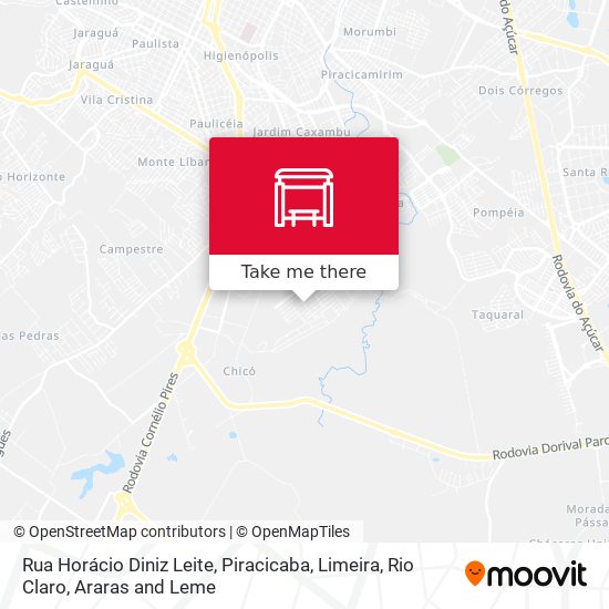 Rua Horácio Diniz Leite map