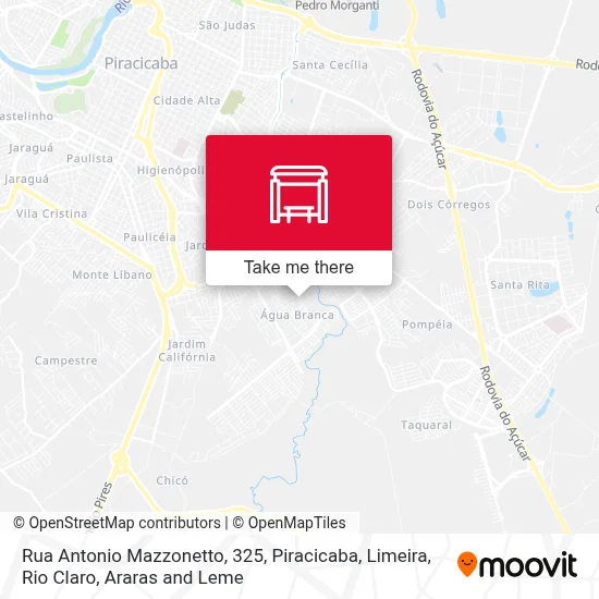 Rua Antonio Mazzonetto, 325 map