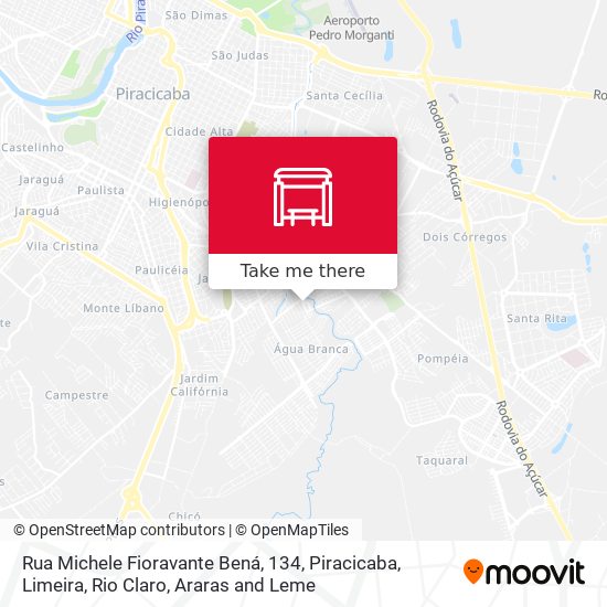 Rua Michele Fioravante Bená, 134 map