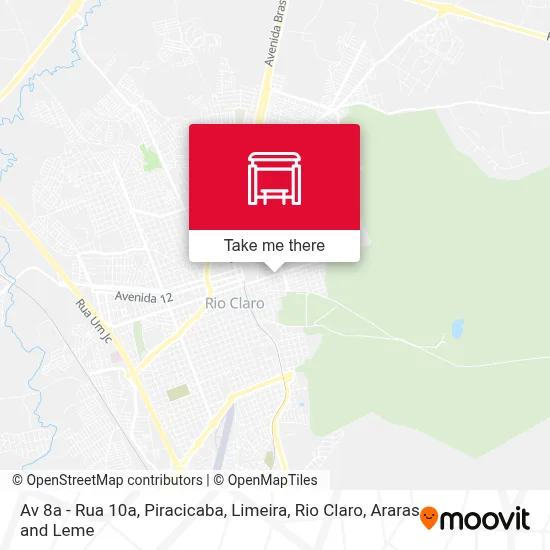 Av 8a - Rua 10a map