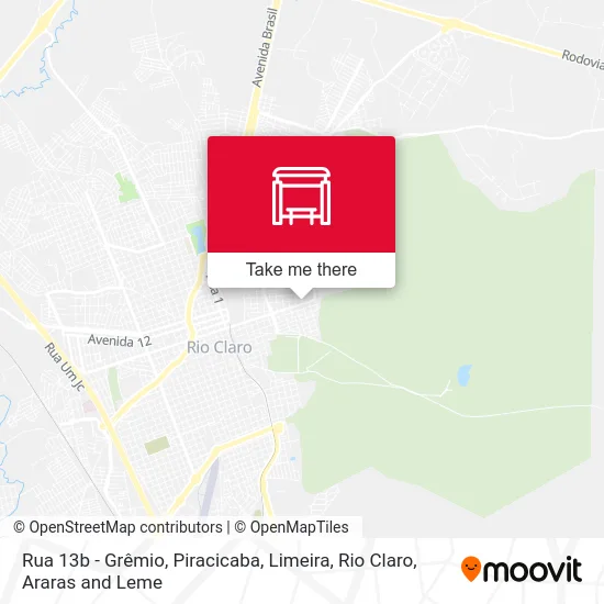 Rua 13b - Grêmio map
