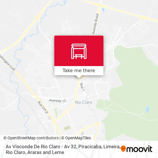 Mapa Av Visconde De Rio Claro - Av 32