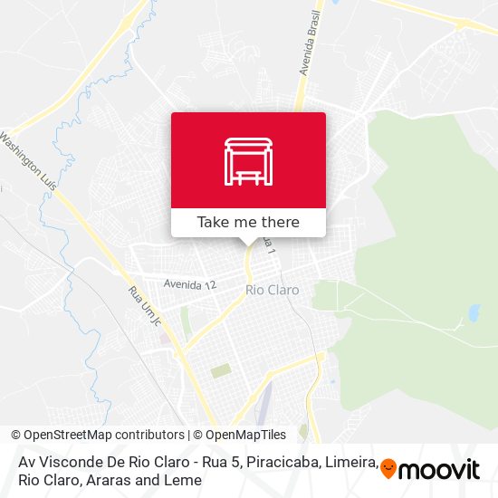 Av Visconde De Rio Claro - Rua 5 map