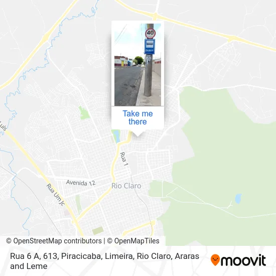 Rua 6 A, 613 map