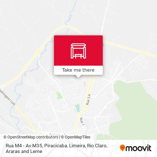 Mapa Rua M4 - Av M35