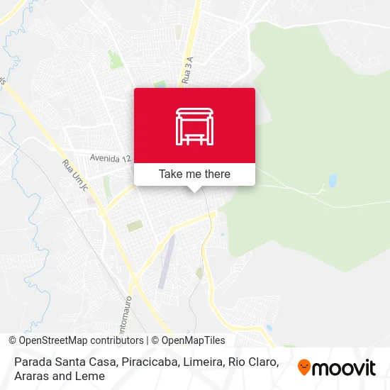 Parada Santa Casa map