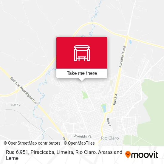 Rua 6,951 map
