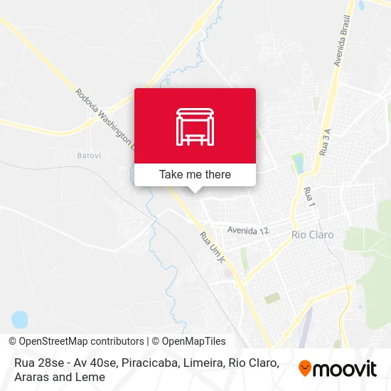 Rua 28se - Av 40se map